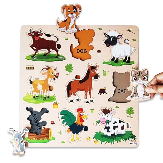 Webby Wooden Farm Animals