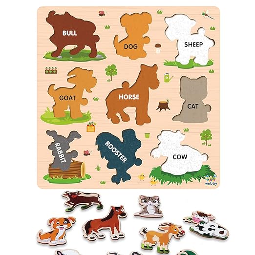 Webby Wooden Farm Animals