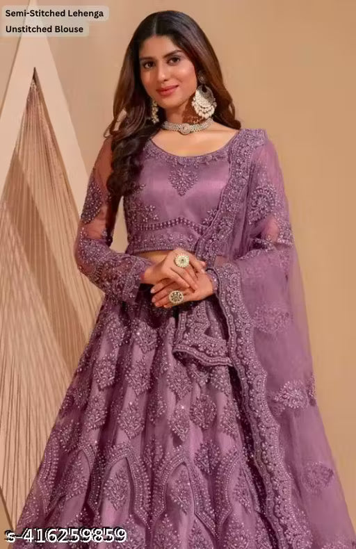 Lehenga with Unstitched Blouse.